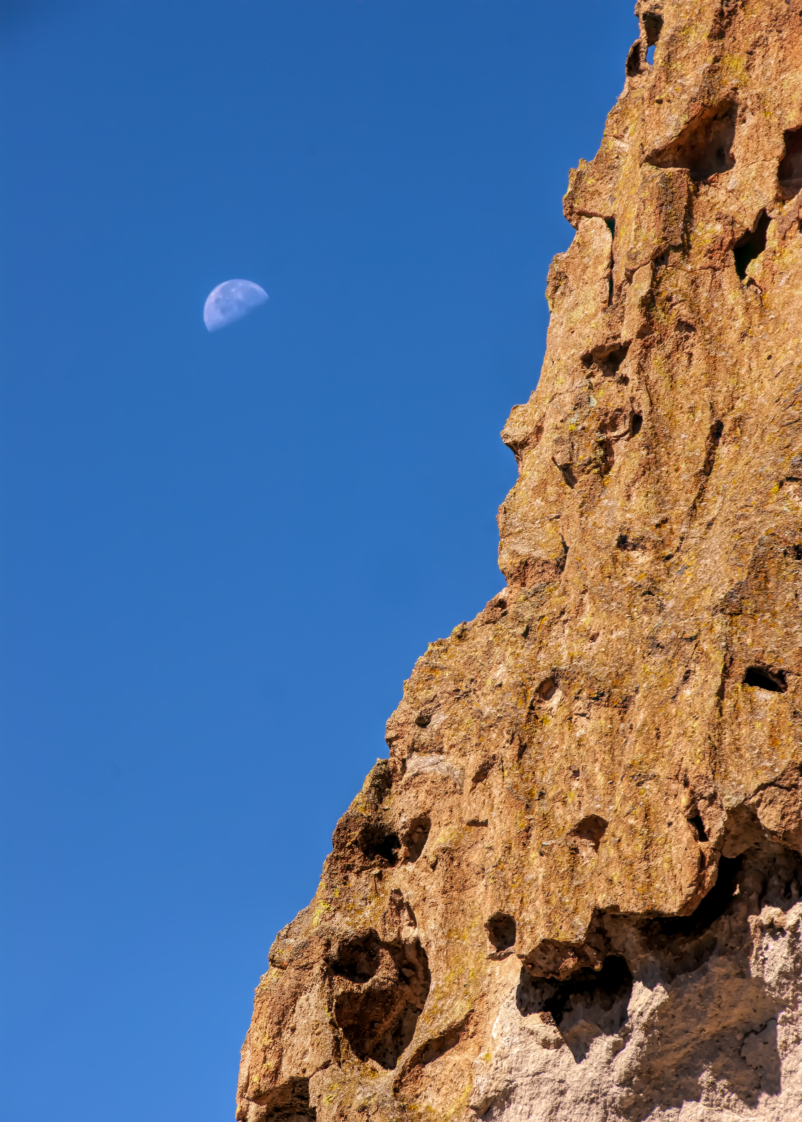 Afternoon moon